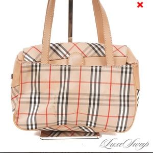 AUTHENTIC VINTAGE BURBERRY "BLUE LABEL" 1990S TOTE